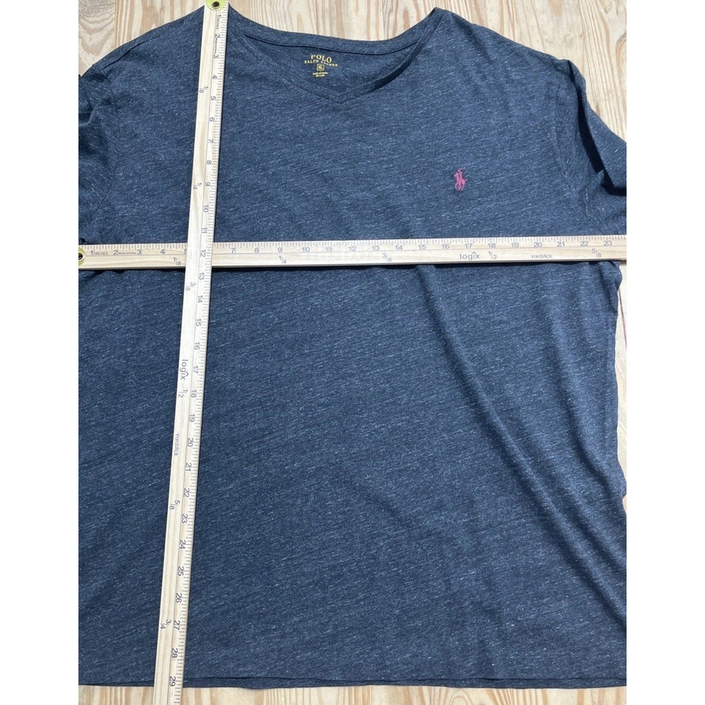 Polo Ralph Lauren Mens XL Gray Long Sleeve Shirt Crew Neck 100% Cotton