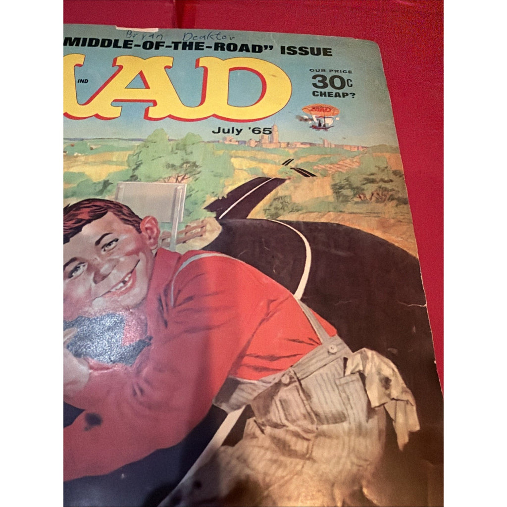 MAD Magazine #96 July 1965 Middle of the Road Alfred E Neuman Norman Mingo