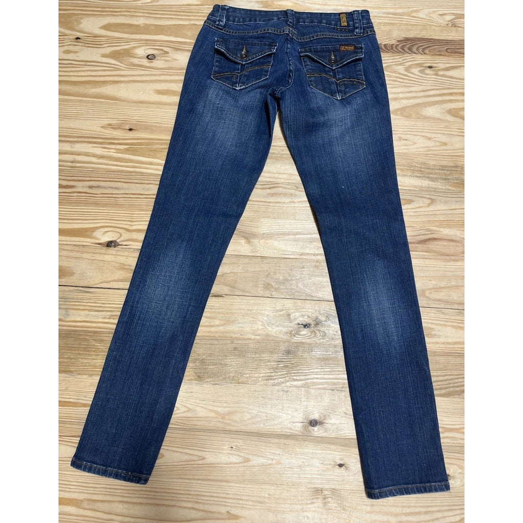 Zd Premium Jeans Skinny Leg Size 5 Medium Wash Juniors Womens