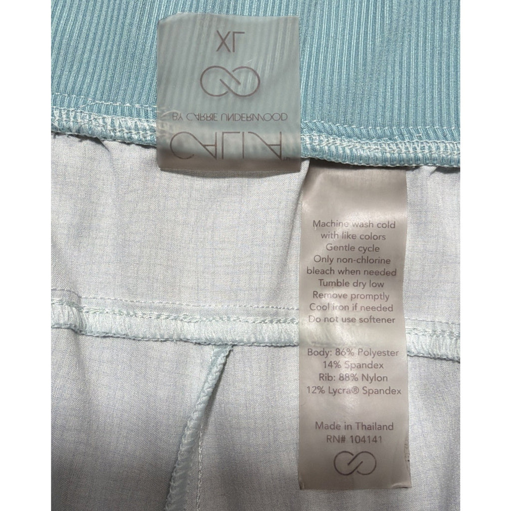 Calia by Carrie Underwood Womens Blue Athletic Shorts w/ Drawstring Size XL