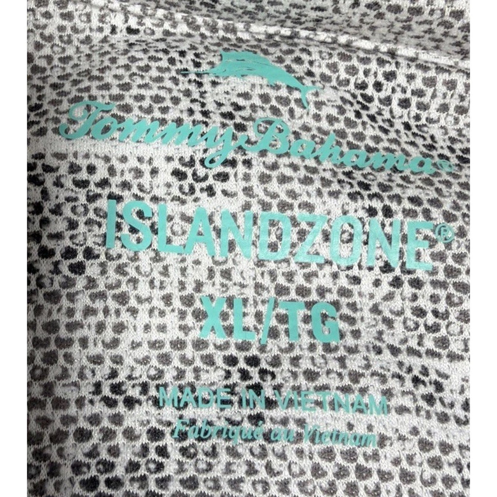 Tommy Bahama Island Zone Performance Polo Shirt XL Across the Fronds Wicking