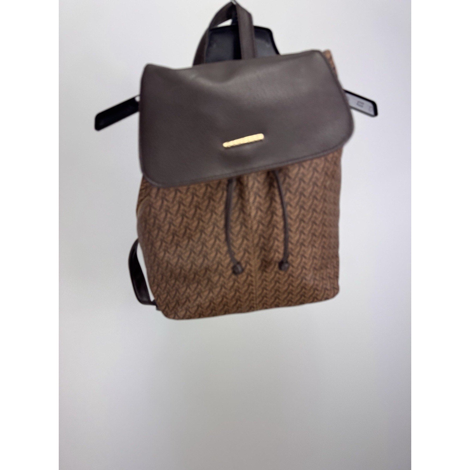 Rampage Womens Signature Brown Backpack / Purse