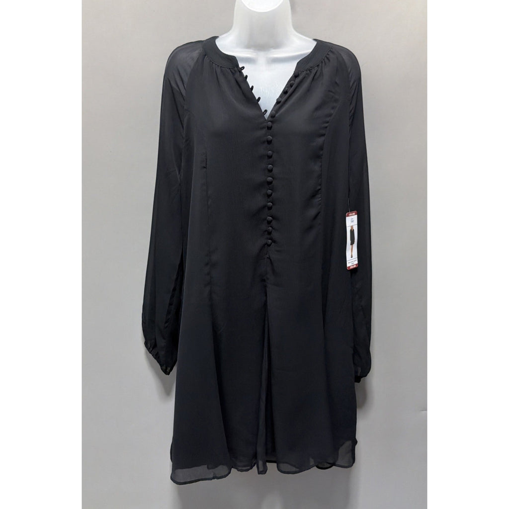 Joie Limited Edition Women's Balloon Sleeve Dress Caviar, Size: XL NWT