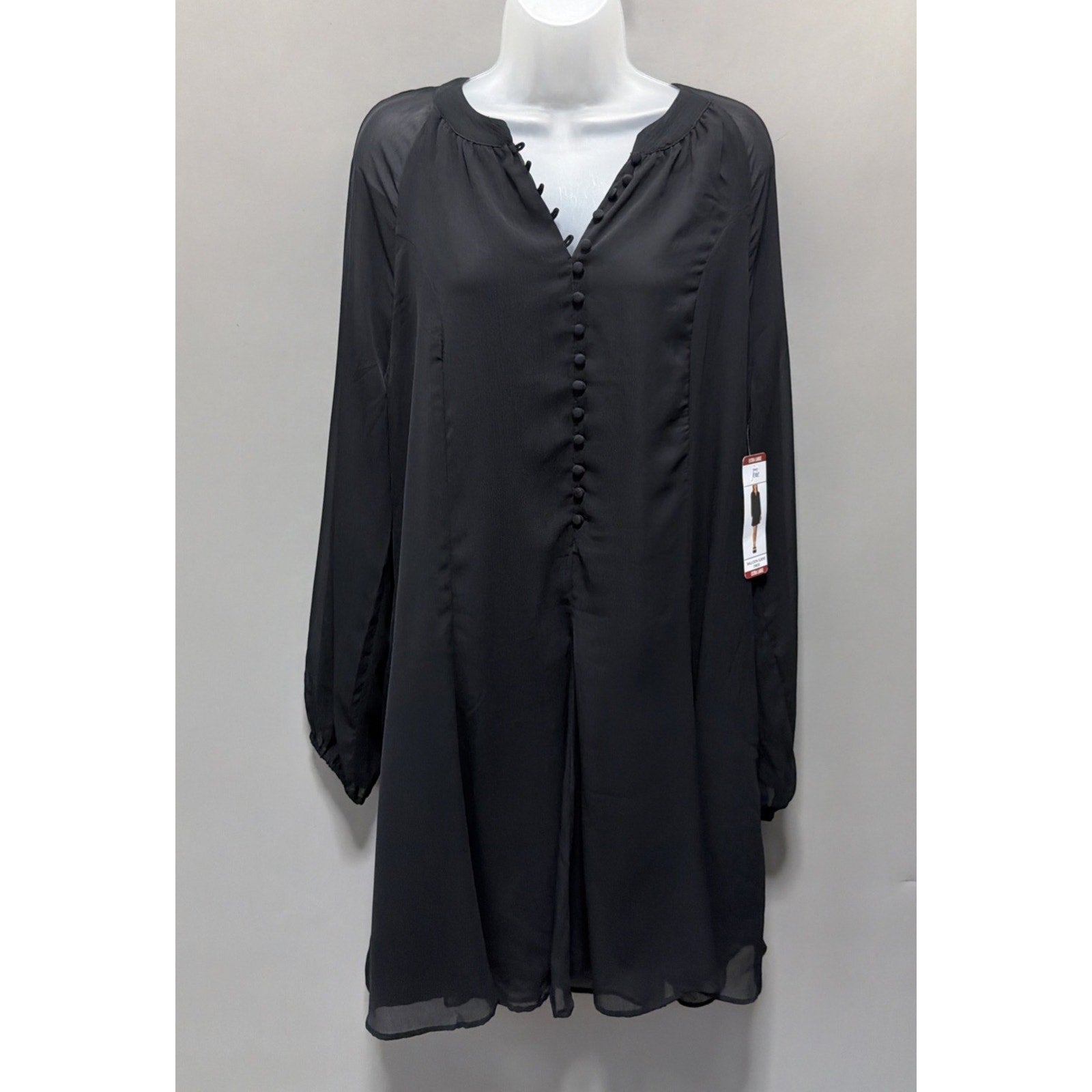 Joie Limited Edition Women's Balloon Sleeve Dress Caviar, Size: XL NWT
