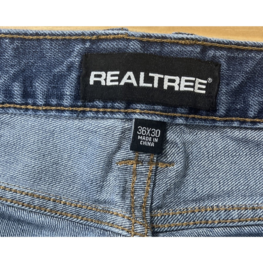 Realtree Men's Denim Jeans 36X30 Light Wash