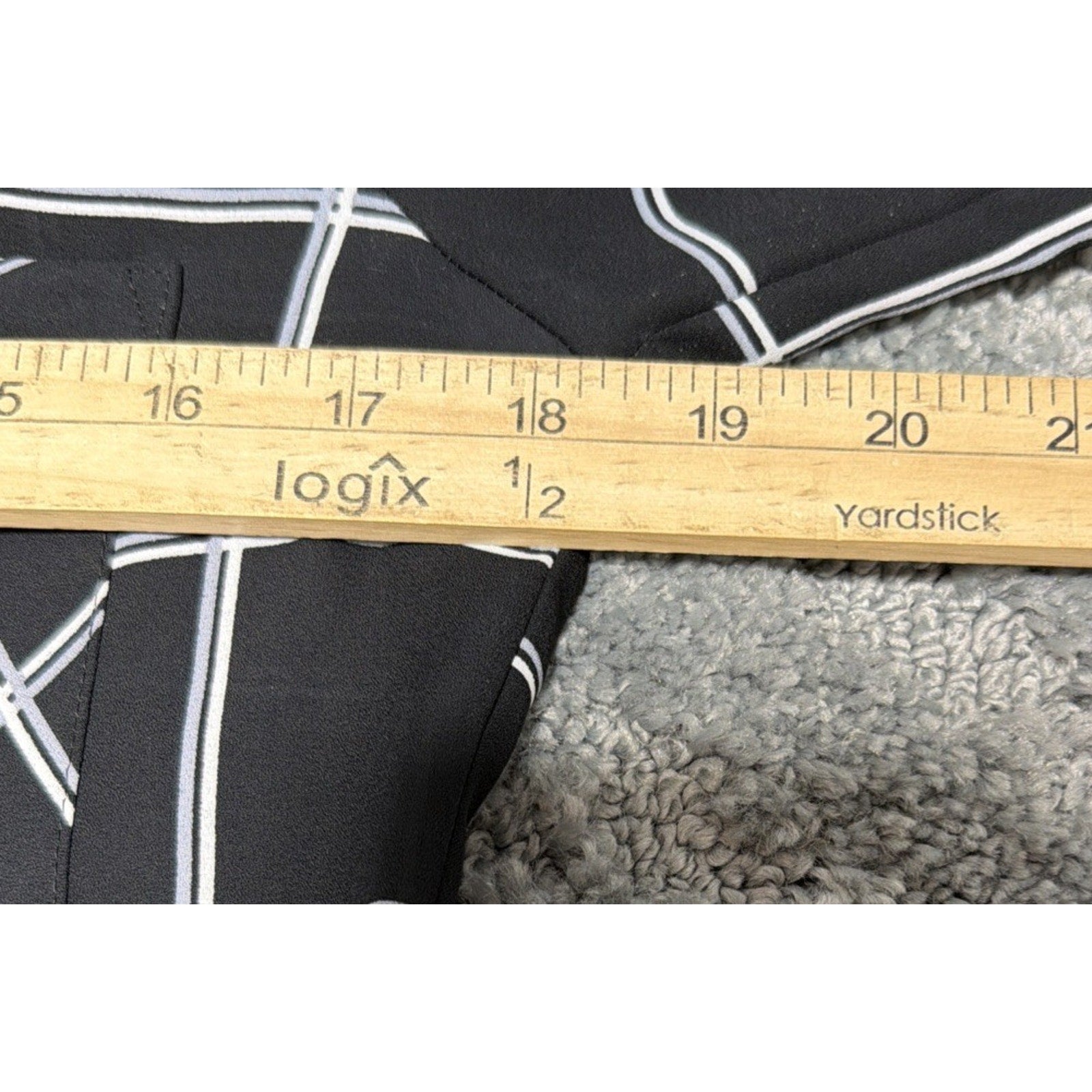 Express Roll Sleeve Button Down Boyfriend Shirt, Black Plaid, Size XS