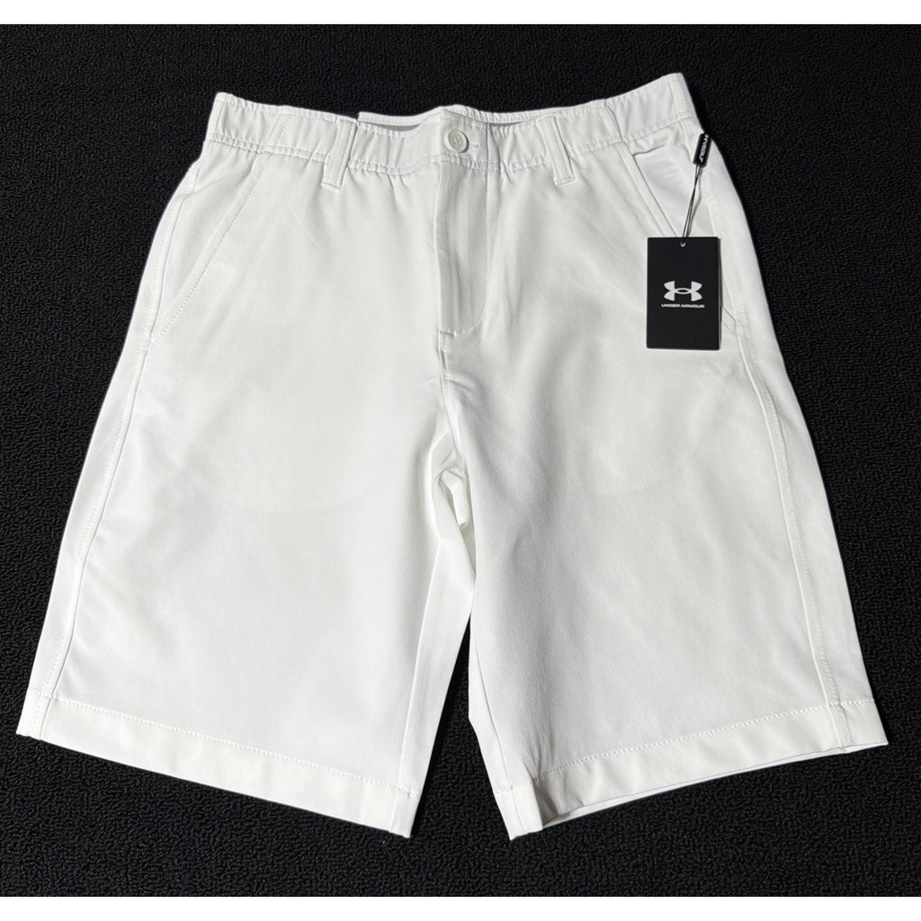 Under Armour Golf Shorts Mens 30 White UA Drive Performance 10" Inseam 1364409