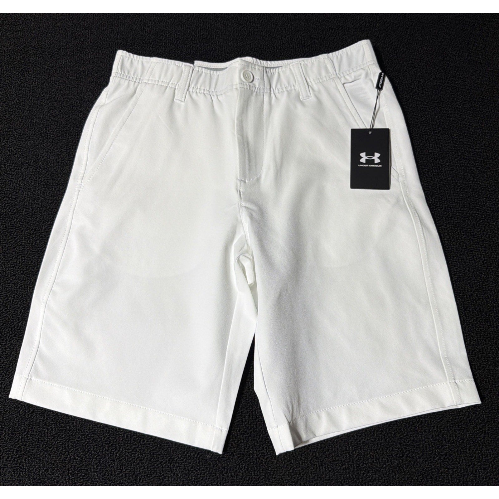 Under Armour Golf Shorts Mens 30 White UA Drive Performance 10" Inseam 1364409