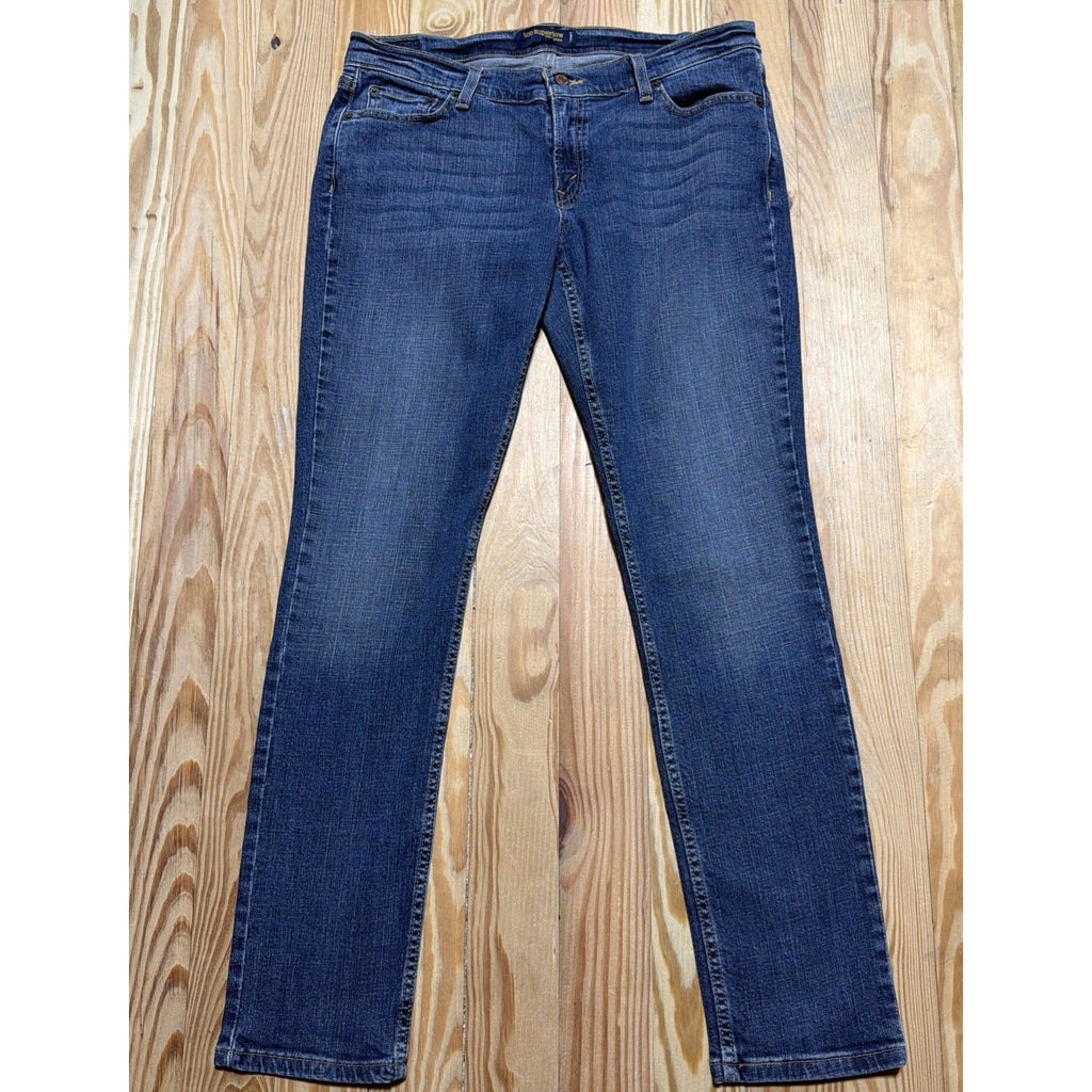 Levis 524 Jeans Y2K Womens 13 M Skinny Low Rise Stretch Denim Too Superlow 33x31