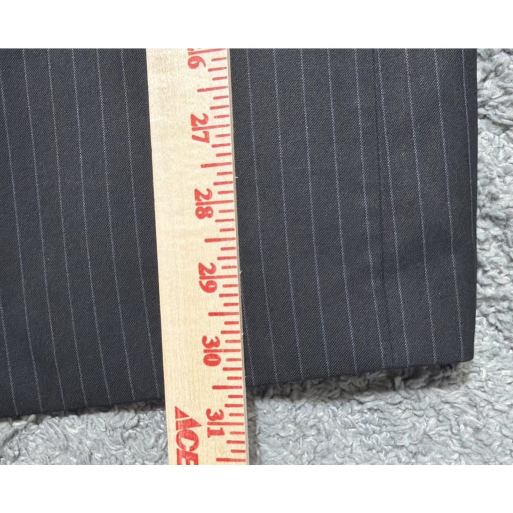 New! Calvin Klein Dark Gray Skinny Fit Stripe Suit JACKET Size 48R