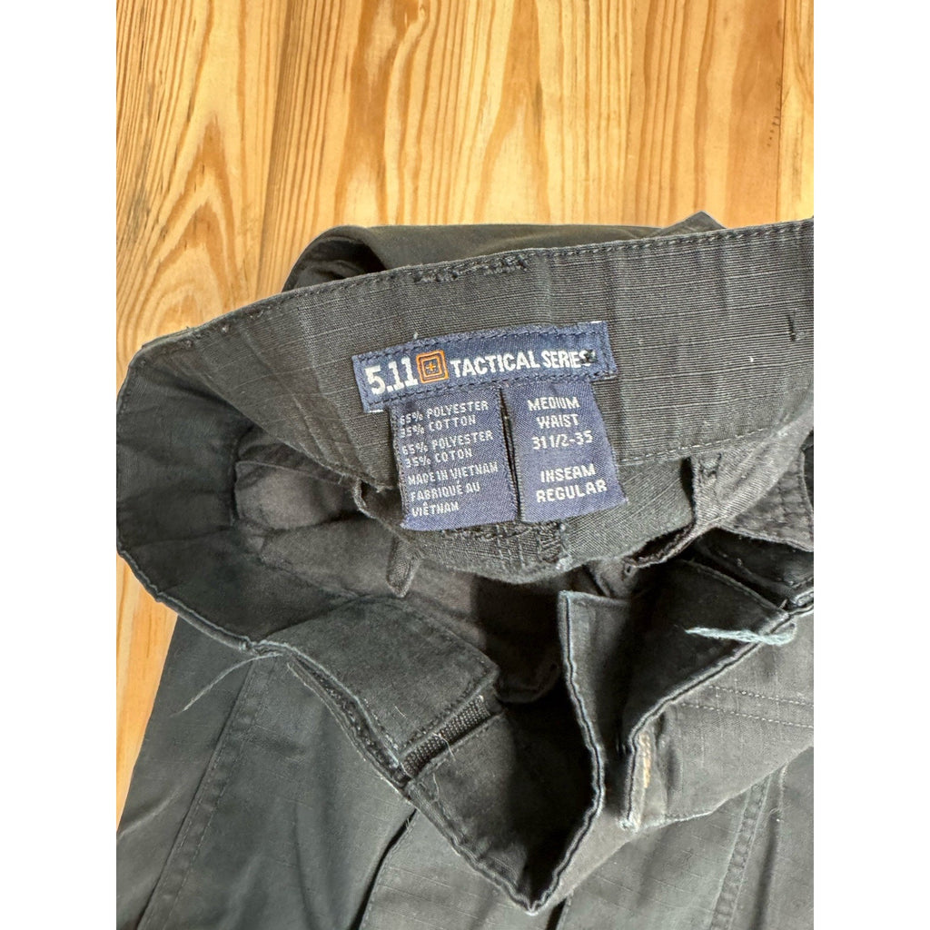 Tactical Midnight Navy TDU Shirt and Pant Set, Sz 2XL Shirt 31.5-35 Adj