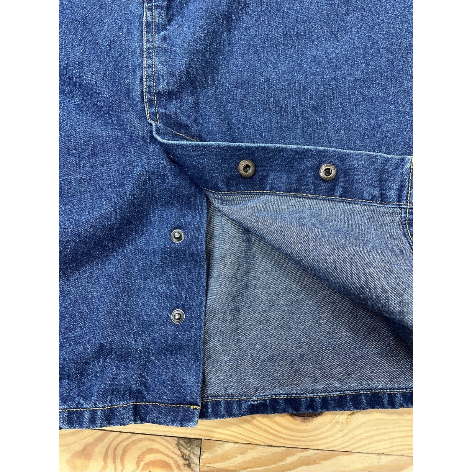 Tommy Hilfiger Jeans Women's Skirt Denim Size 11 Button Slit