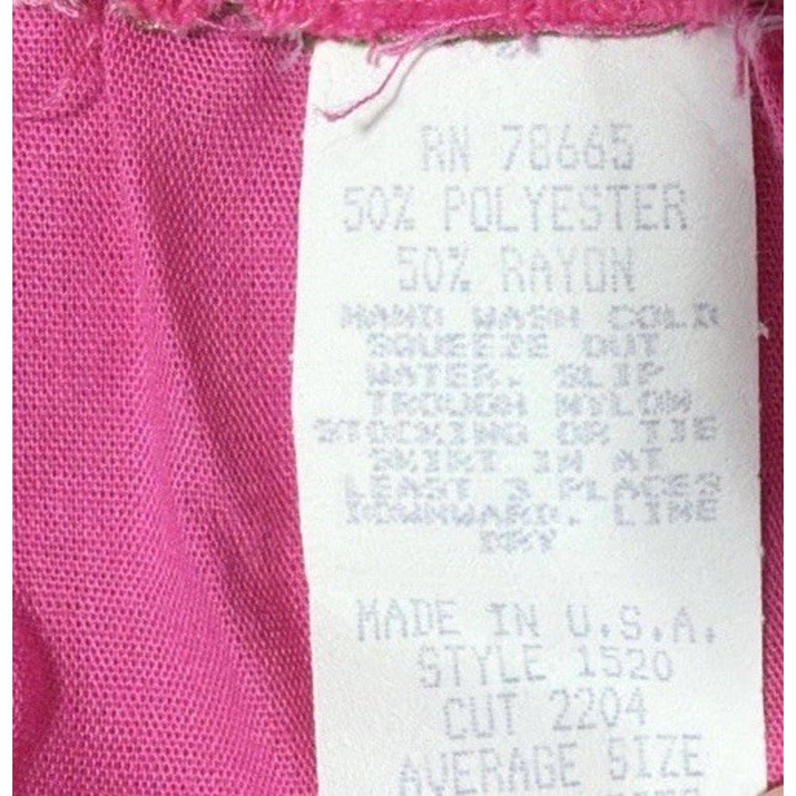 Vtg Klassie Lassie Long Pink Skirt- NWT Deadstock Made In USA One Size Fits All