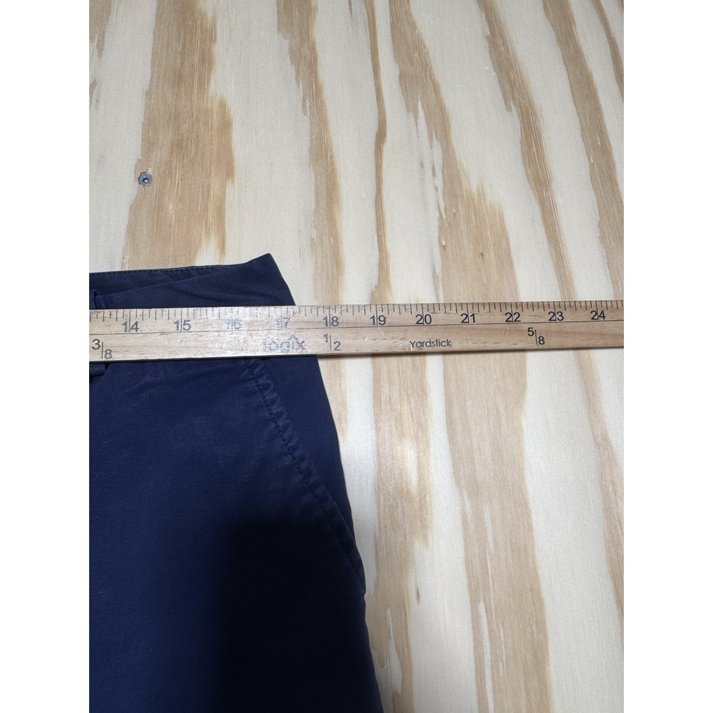 Jean St Tropez Navy Bermuda Shorts Womens Size 10 Cotton Stretch Chino EUC