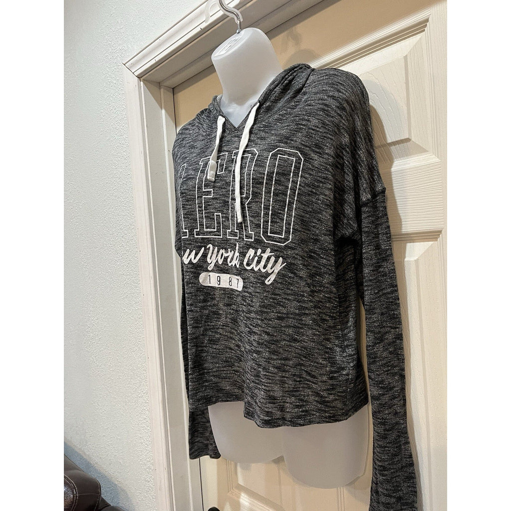 Aero New York City Hooded Pullover Sweatshirt Hoodie Women's Large Aeropostale
