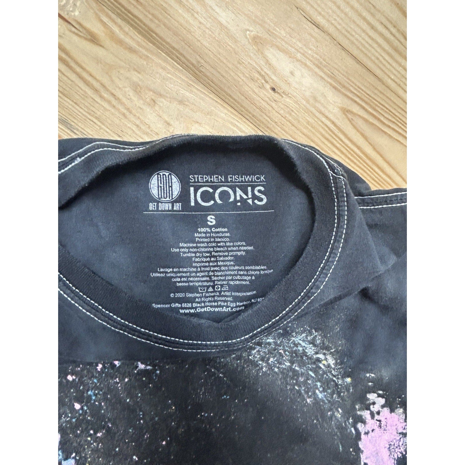 Get Down Art Jimi Hendrix Graphic Tee Sz S