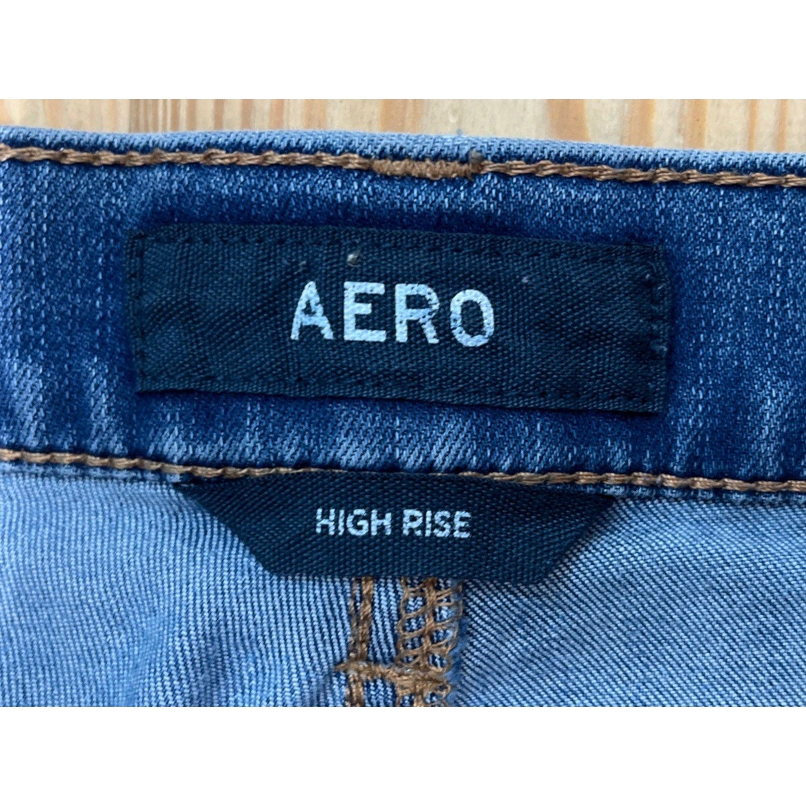 Aeropostale Womens Jeans High Waisted Ankle Jegging Distressed Size 8