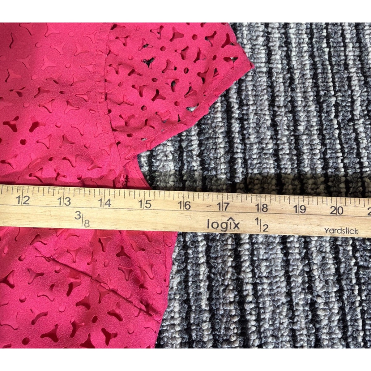J.Crew Women’s Size 2 Pink Laser Cut Eyelet Fit & Flare Lined Cocktail Dress