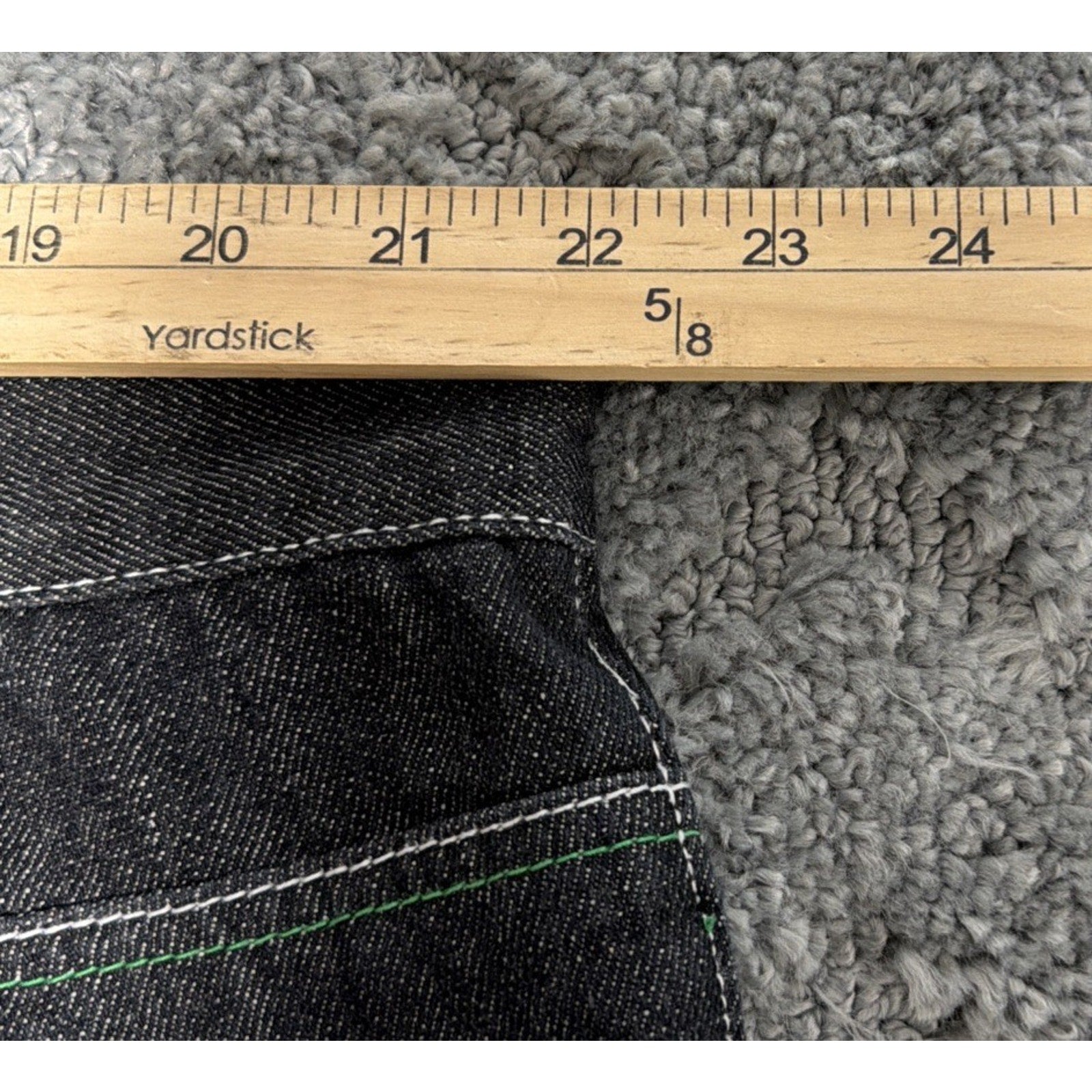Vintage Old Skool Jeans Mens 44x30 Black Wide Leg Baggy Hip Hop Skater Y2K