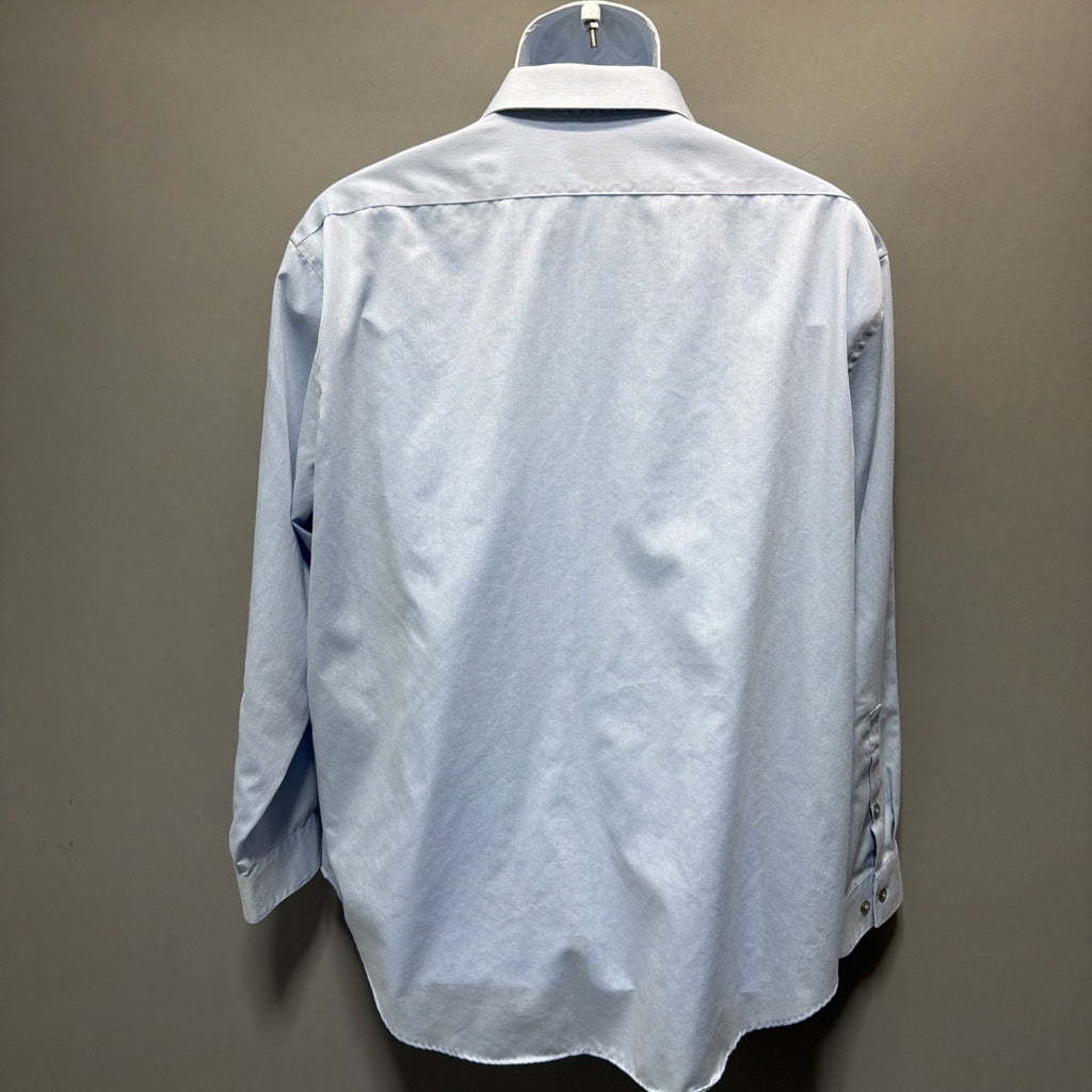 Calvin Klein Men's Dress Shirt Slim Fit Performance Non Iron XL 17 32/33