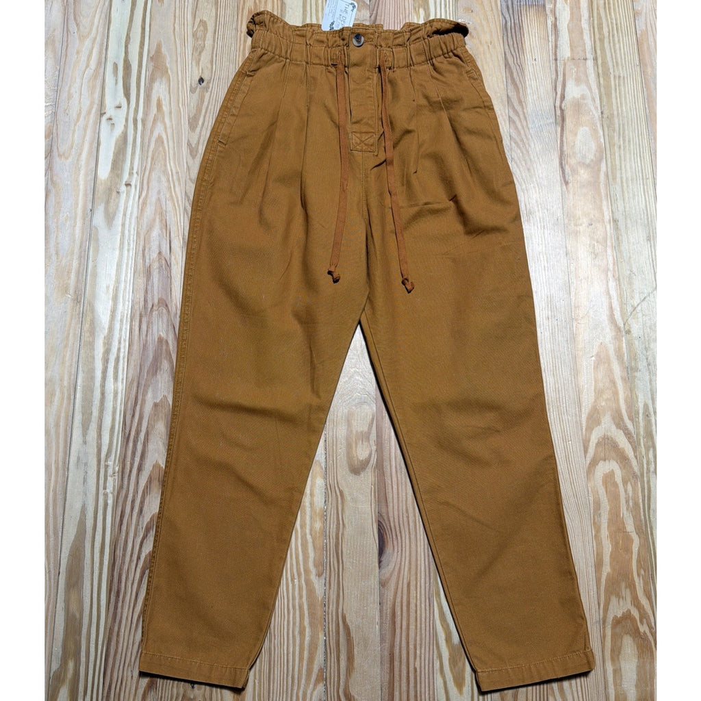 Nwt Zenana outfitters Canvas Drawstring Jogger Pants High Rise Size Large