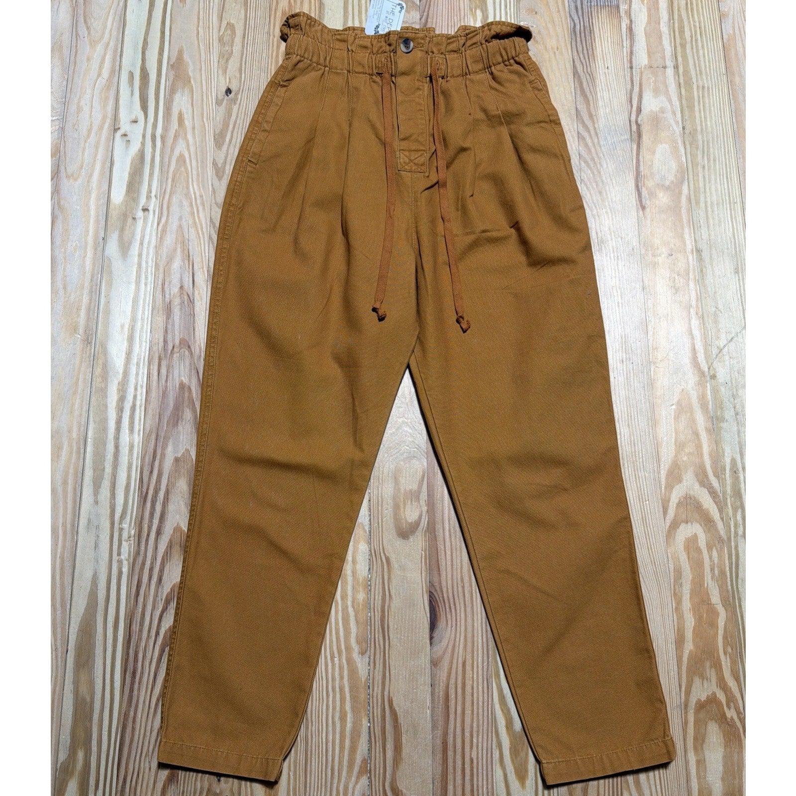 Nwt Zenana outfitters Canvas Drawstring Jogger Pants High Rise Size Large