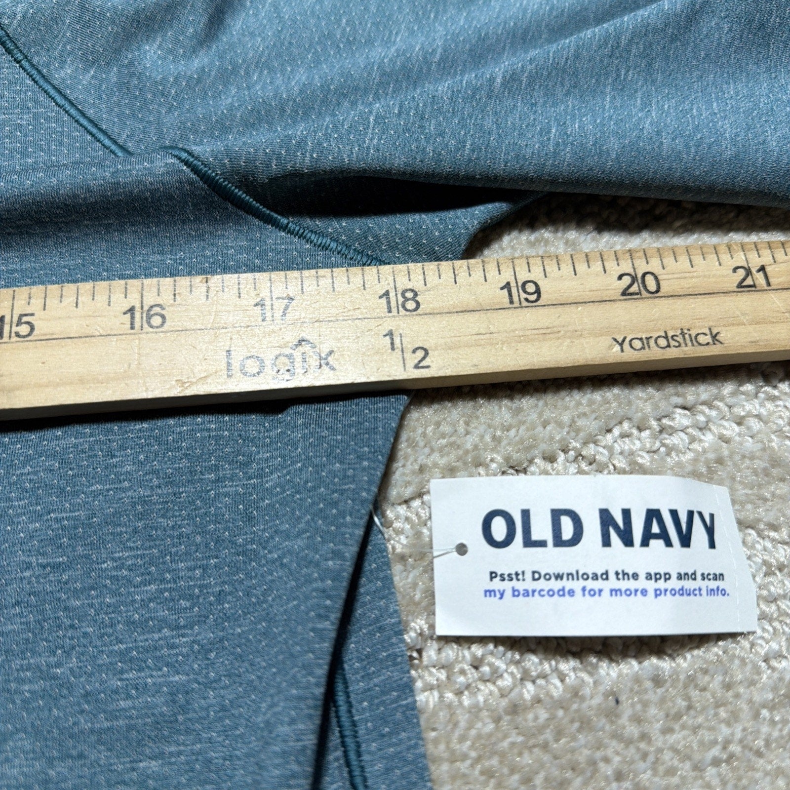 Old Navy T Shirt Teen Boy 14-16 Blue Go-Dry Cool NWT Stretch