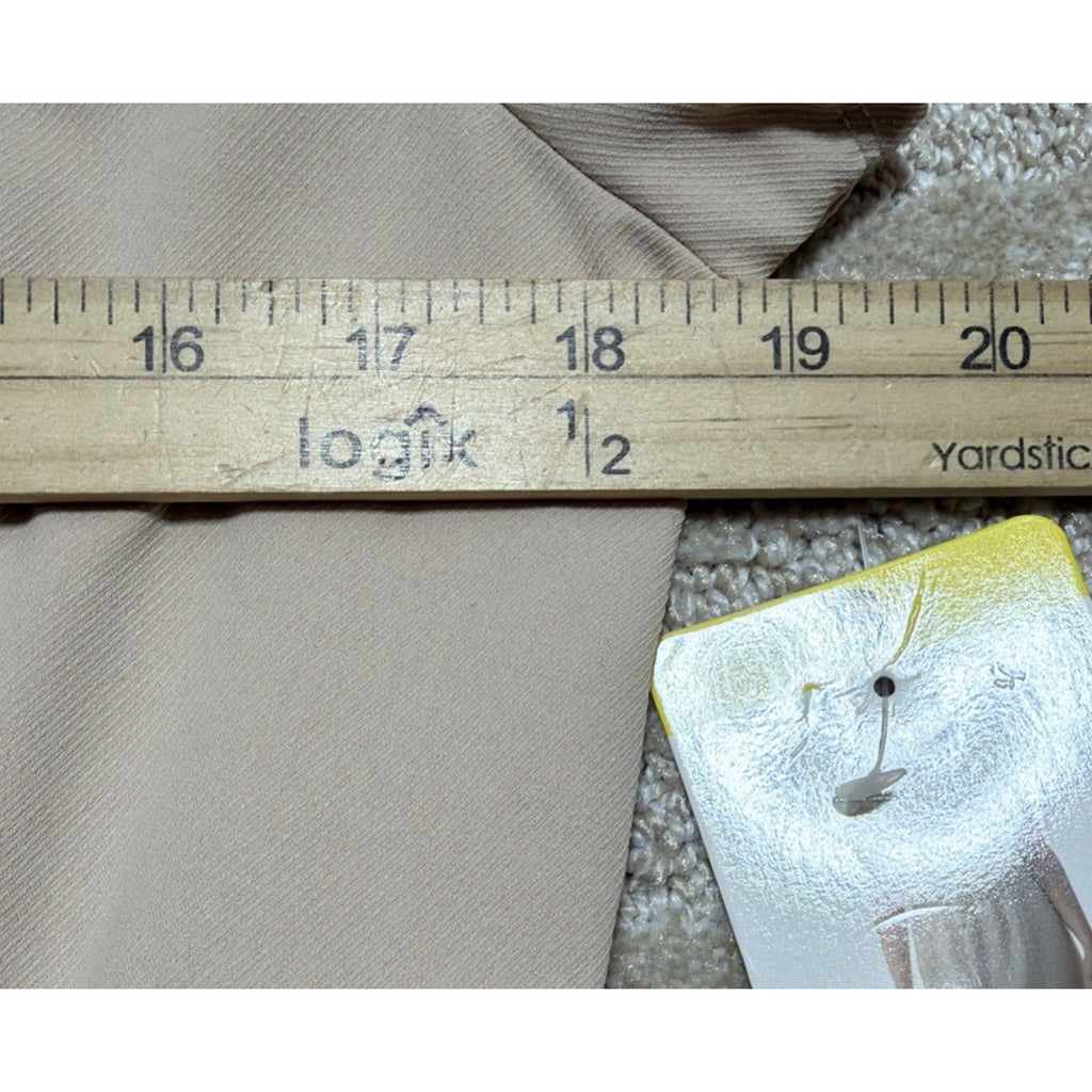 32 Degrees Womens S Twill Dress Cinched Waist Soft Stretch Pockets New with Tags
