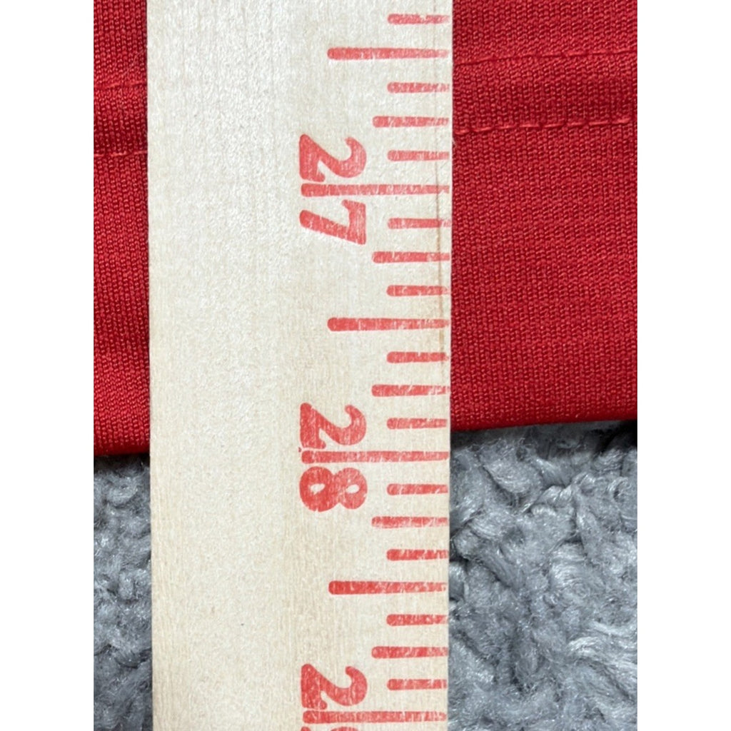 Cutter & Buck DryTec Mens M Red Polo Golf Shirt Abraham Lincoln Memorial Hospita