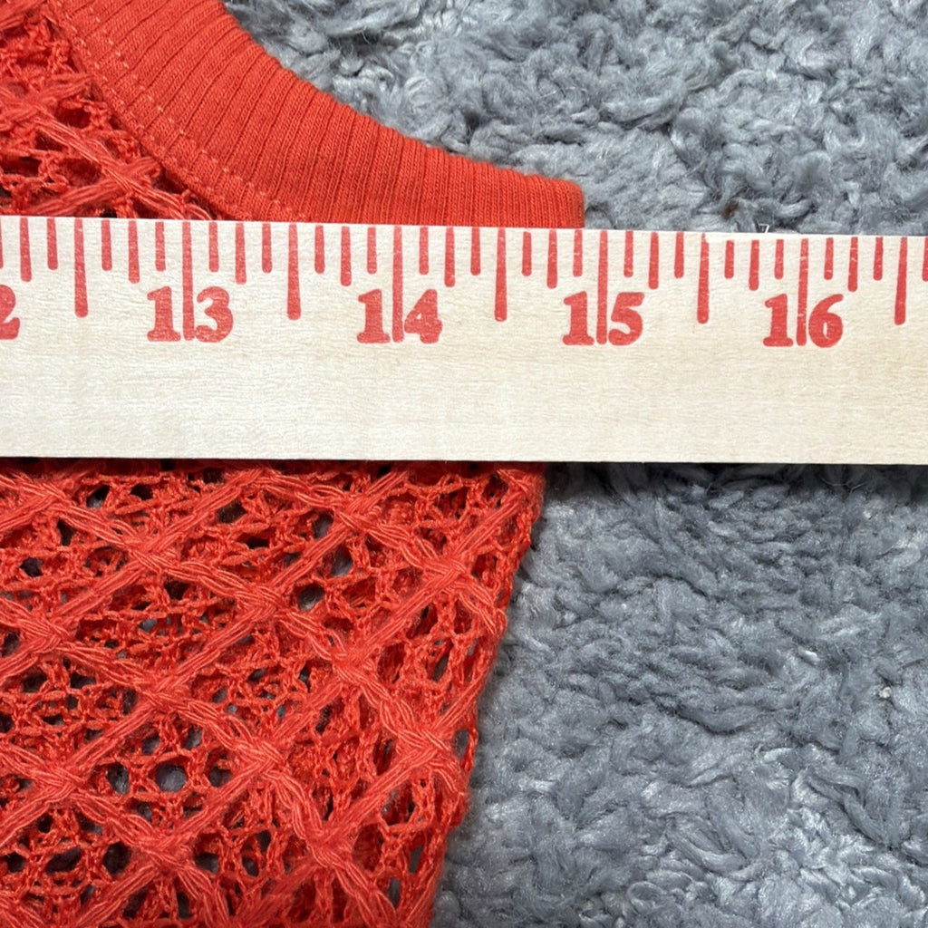 J.CREW Beach Crotchet Tank in Bright Orange Size XS NWT