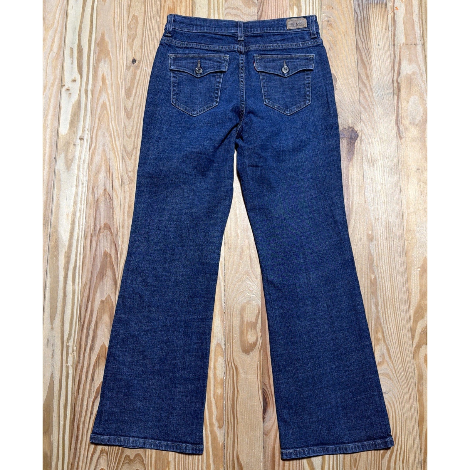 Levi's 512 Perfectly Slimming Flap Pocket Bootcut Women's 10 S Denim Jeans 30x29