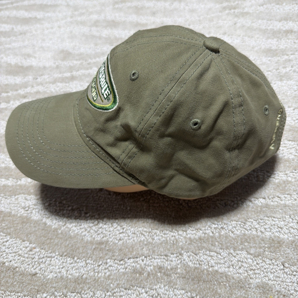 Old Guys Rule Living Legend Strapback Baseball Cap Green 1 Size Embroidered EUC