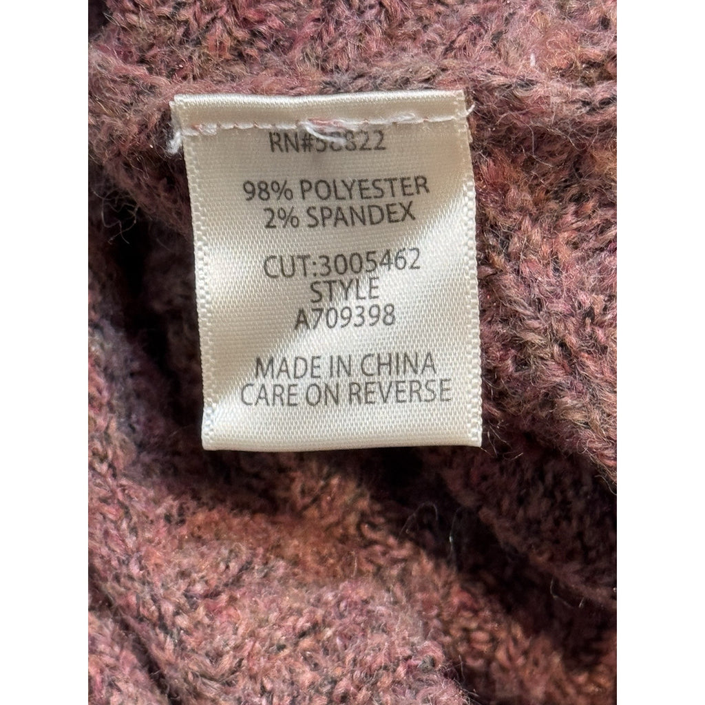 MAX STUDIO Rose Sweater Dolman Sleeves Women’s Size Small Split Cowl NWT