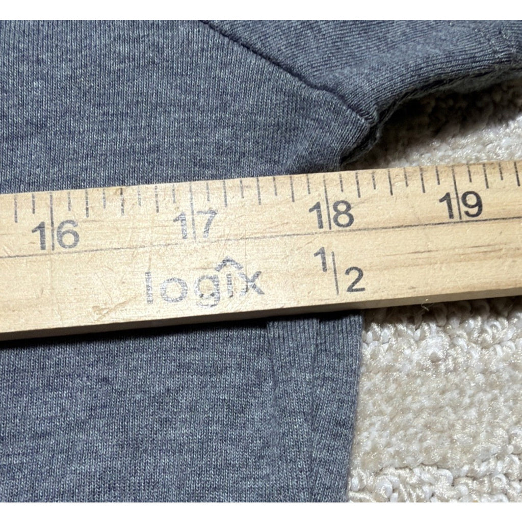 Eddie Bauer Womens L T Shirt Gray Active Solid Tee Short Sleeve Top