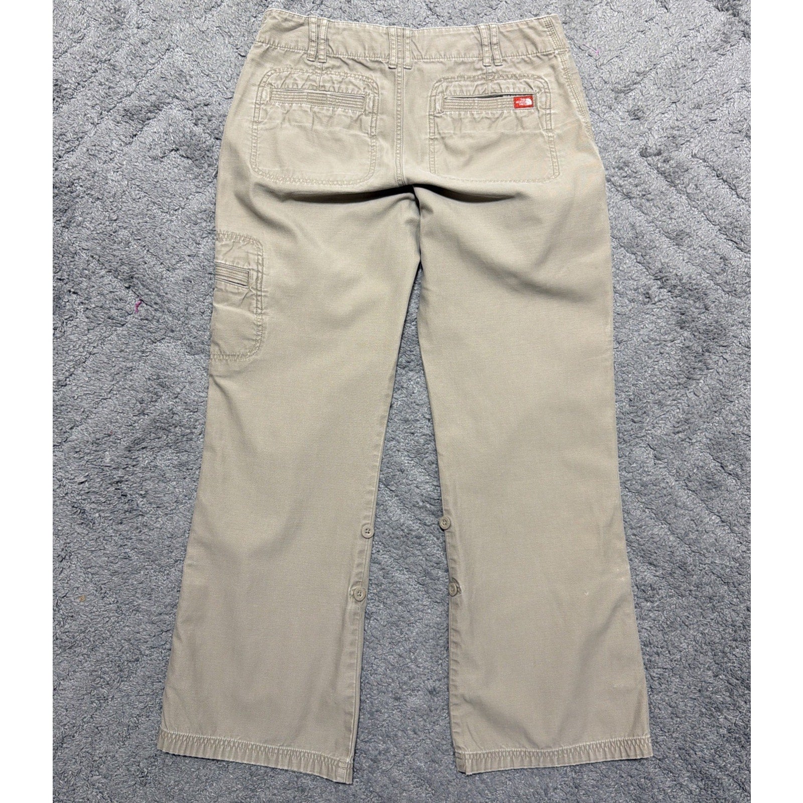 The North Face Libra Cargo Pants Women's 6 Convertible AV2U Beige Khaki