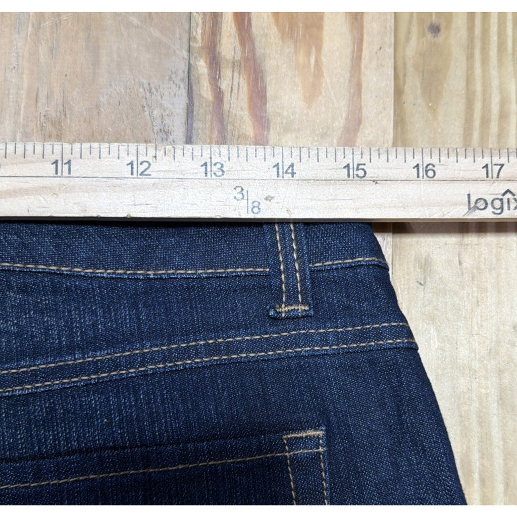 Nine West Women's Size 10/29 High Rise Court Street Straight Leg Blue Jean