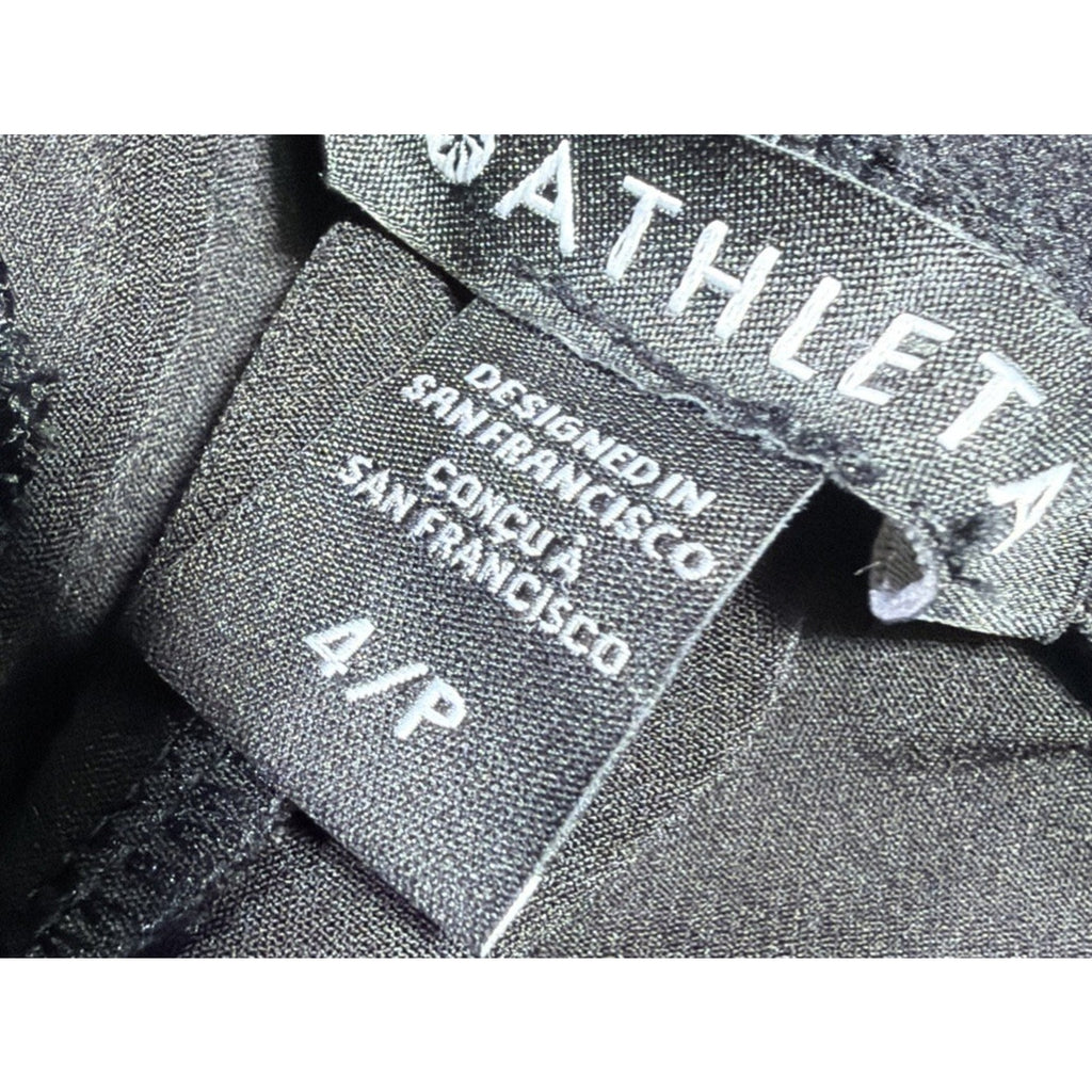 ATHLETA Endless High Rise Cargo Pant 4 Petite Black #467187