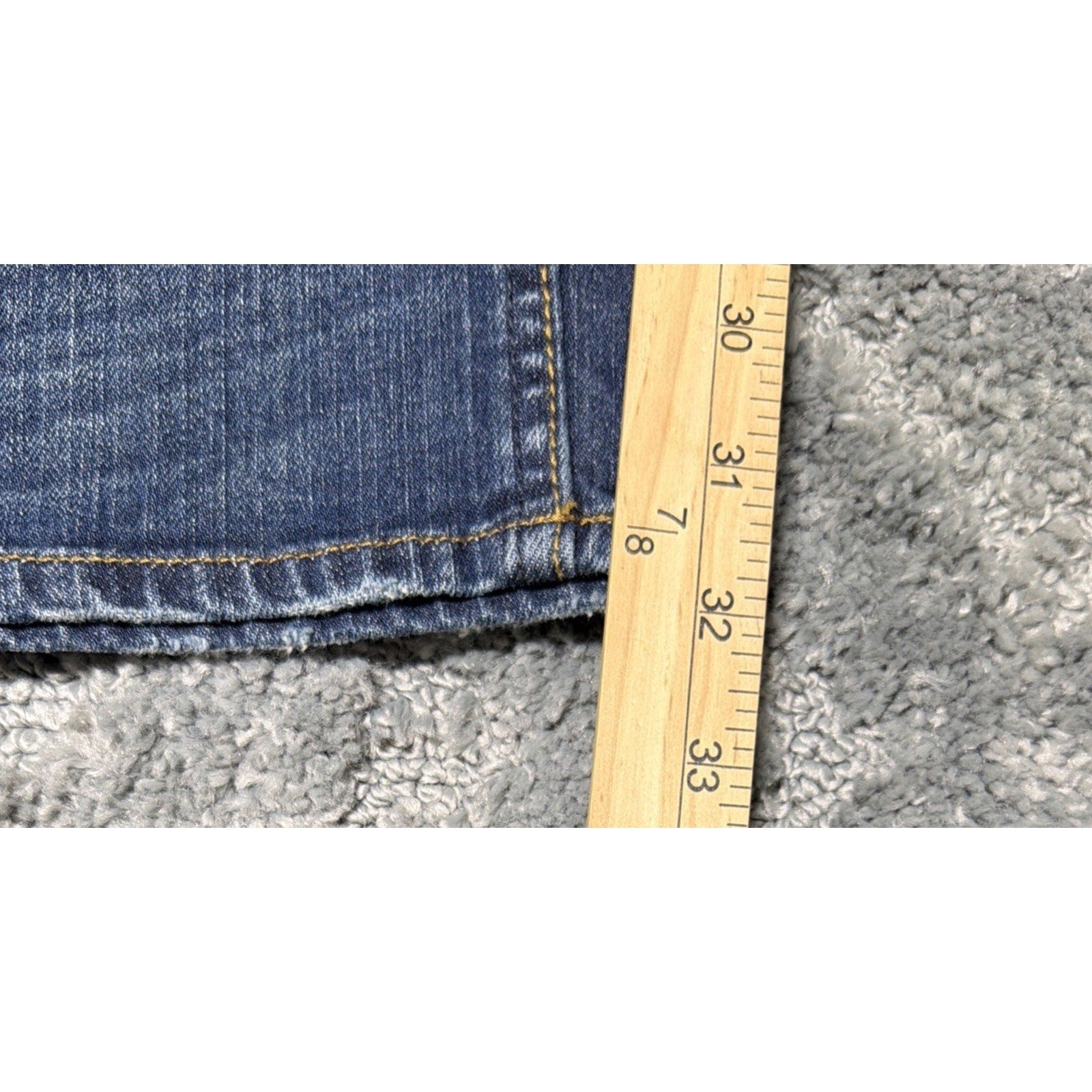 American Eagle Mens Original Skinny Dark Wash Denim Blue Jeans 38x32 Excellent