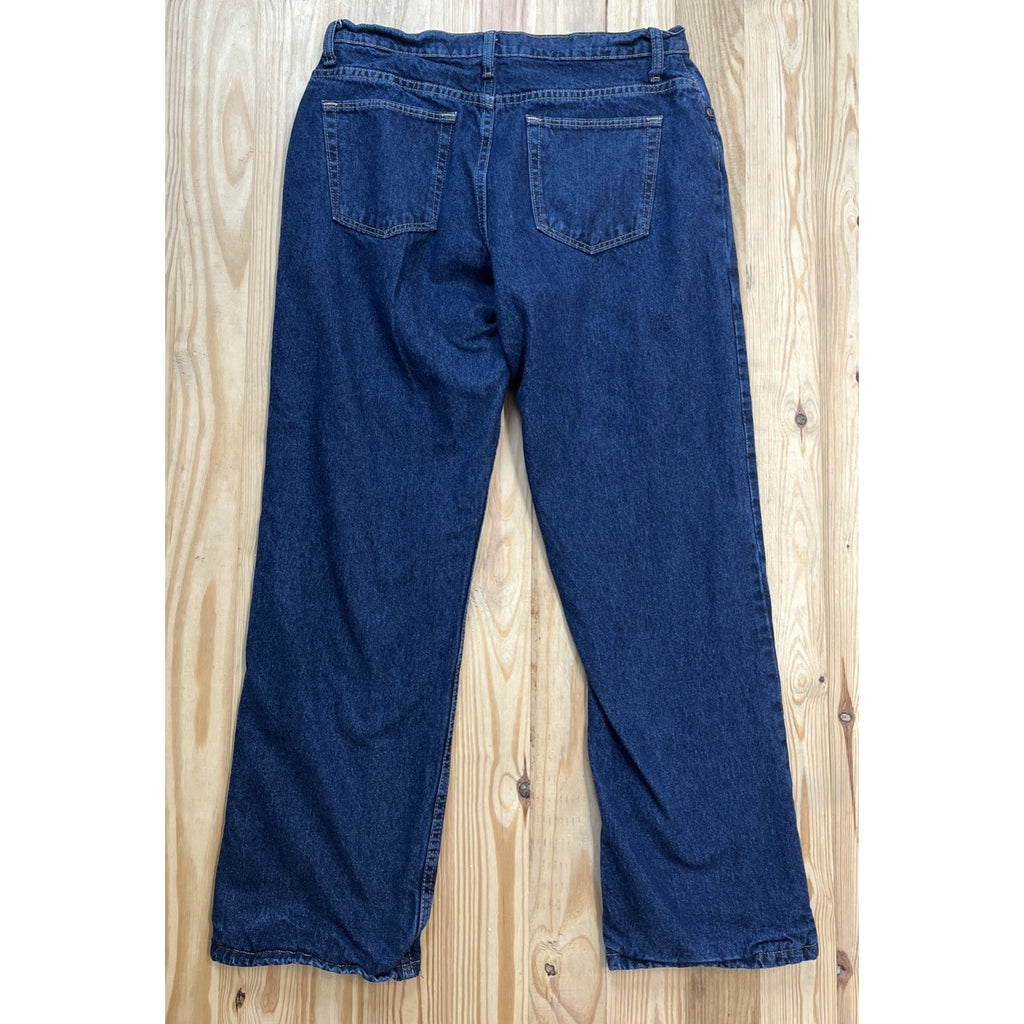 Cabela’s Casual Womens Blue Jean Flannel Lined Denim Size 10 Short 30x30