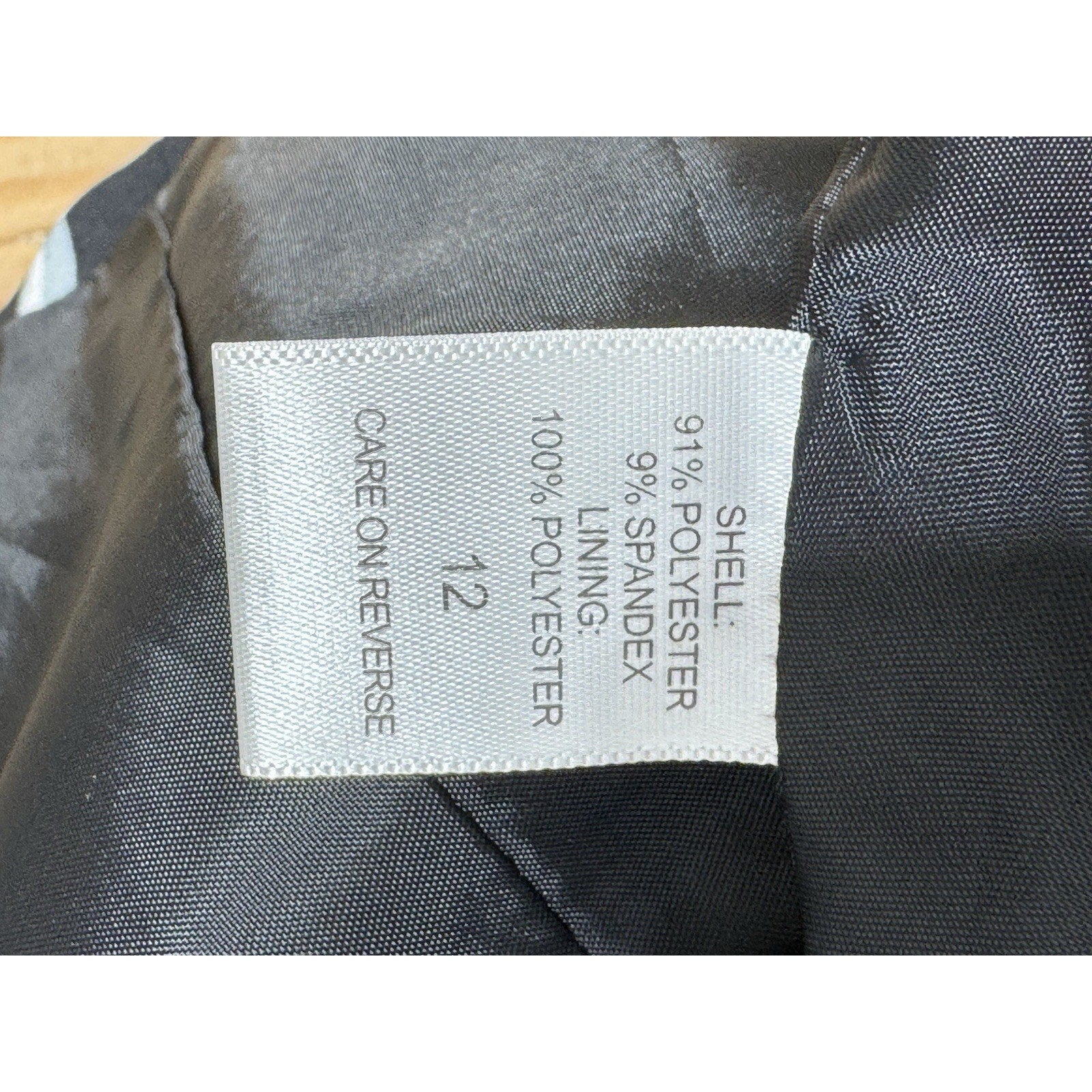 New York Company 7th Avenue Striped Blazer Black White Gray Women’s Size 12 NWT