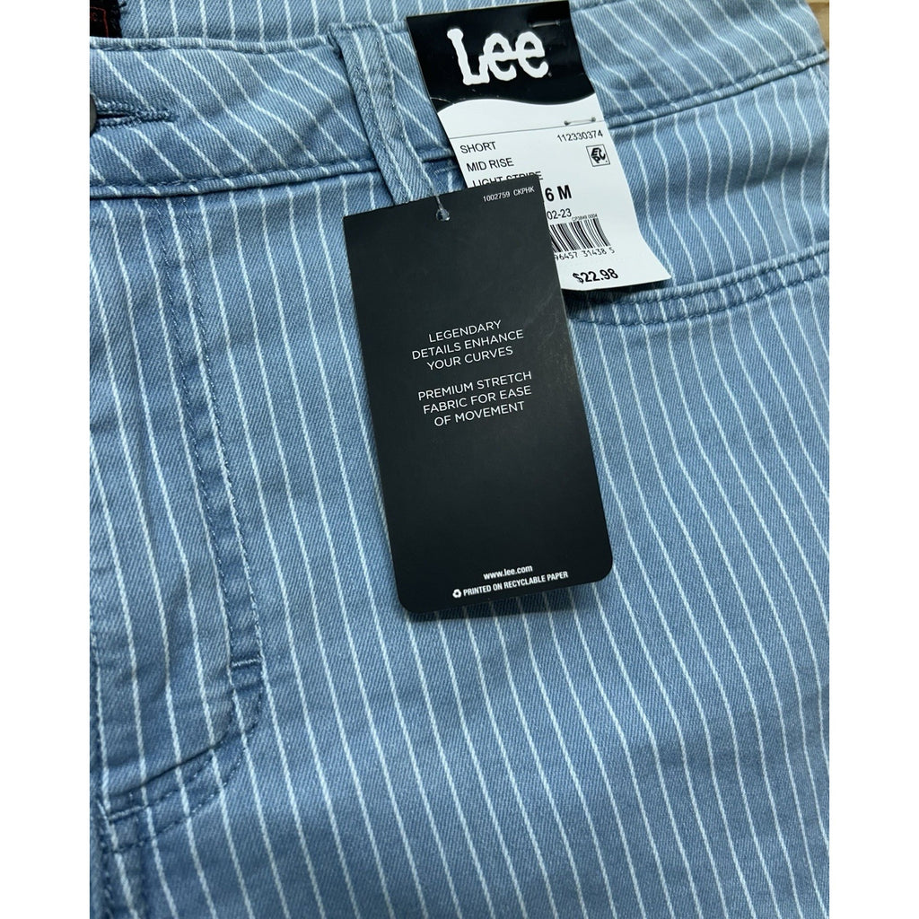 Riders By Lee Women SZ16M Stretch Mid Rise Denim New W/Tag Short- Summer Casual.