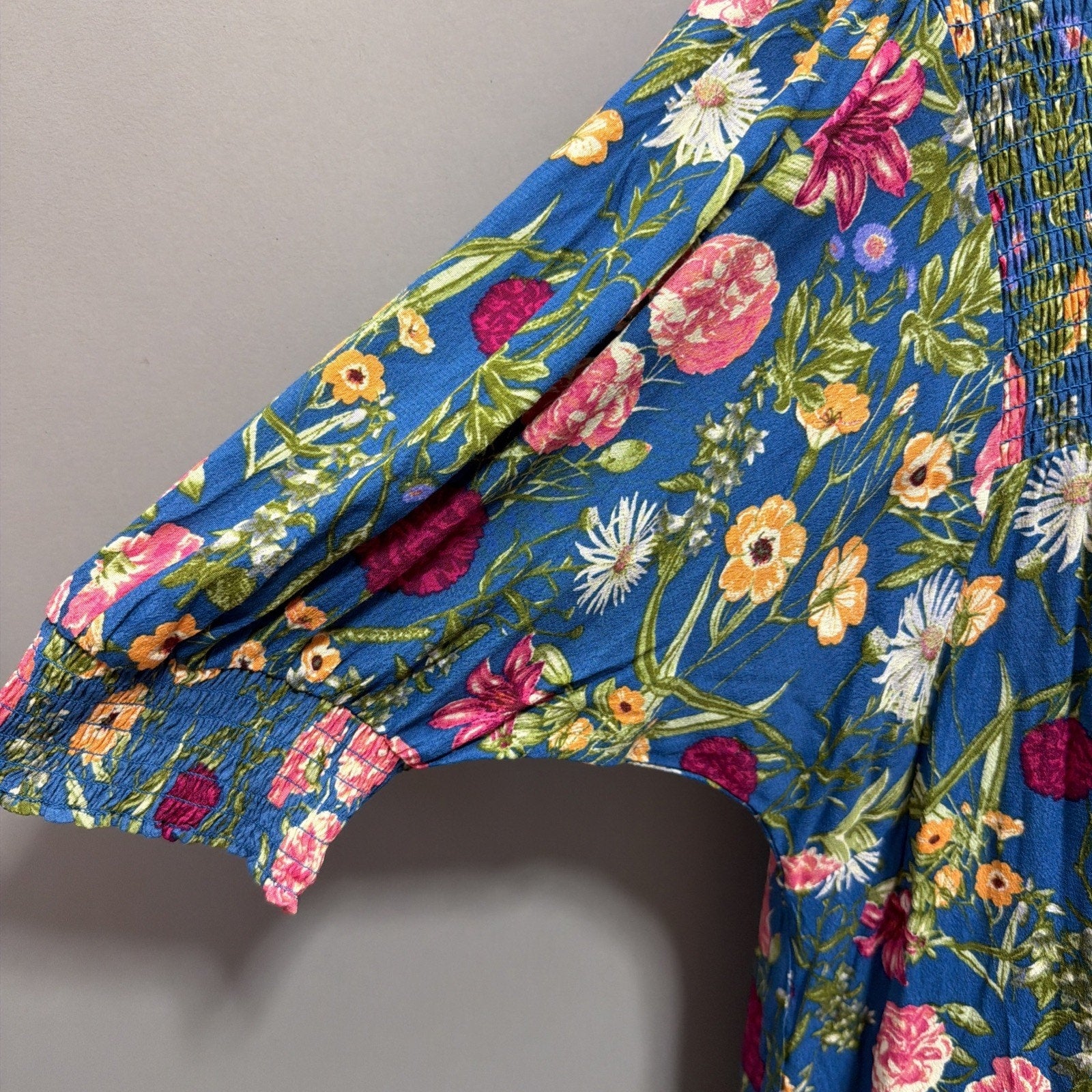 Terra & Sky Women’s Plus Size Top Size 0X 14W Floral NWOT