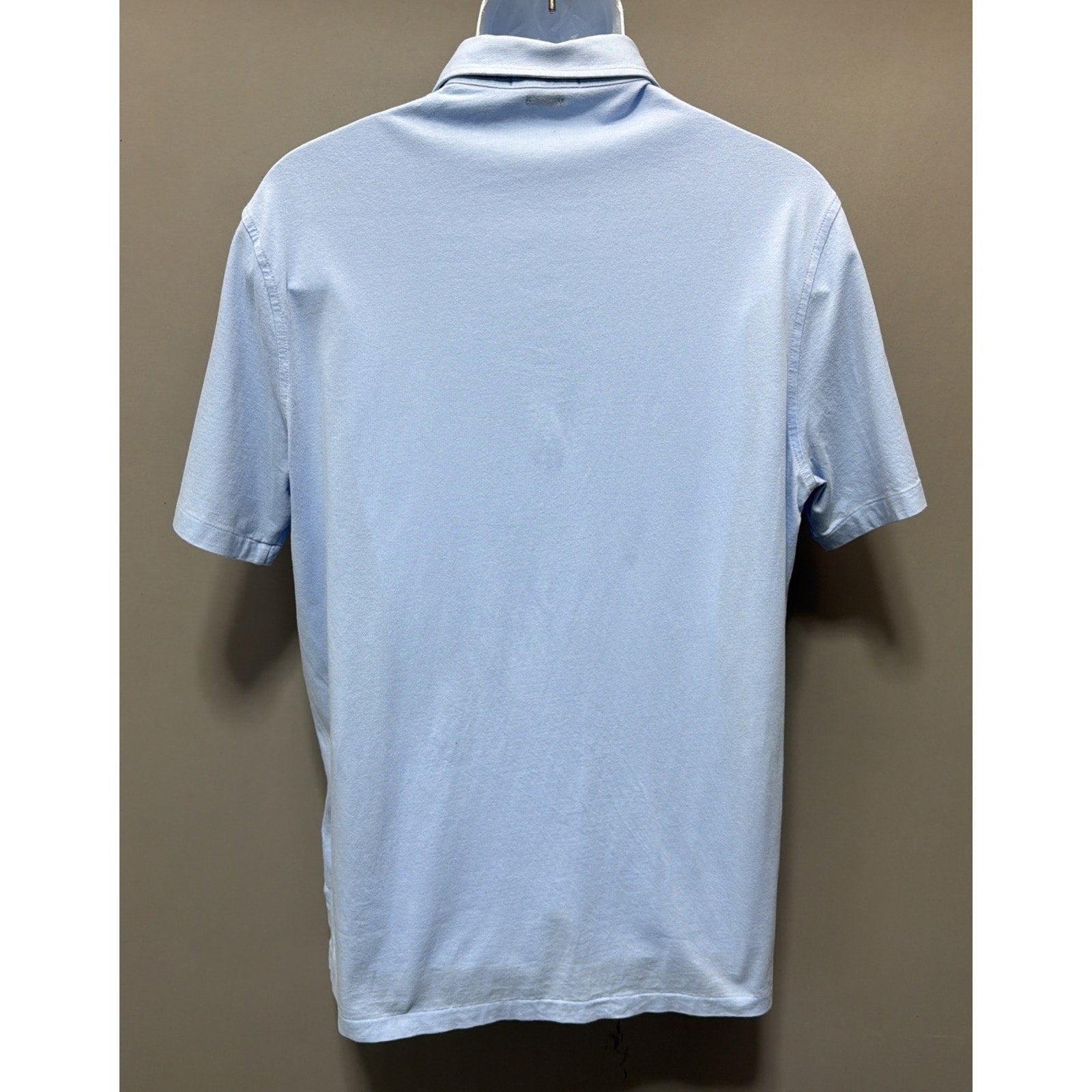 Polo By Ralph Lauren Classic Fit Mens Polo Shirt Size Medium Light Blue