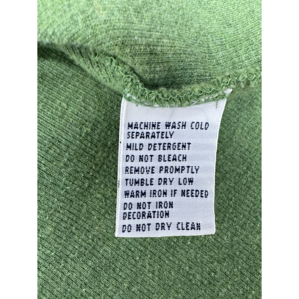 Polo Ralph Lauren Green Quarter Zip Pullover Estate Rib Navy Blue Pony Men’s XL