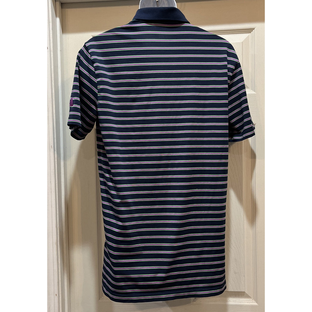 Polo Performance Golf Ralph Lauren Men’s S Striped Polo Pima Cotton Poly Blend