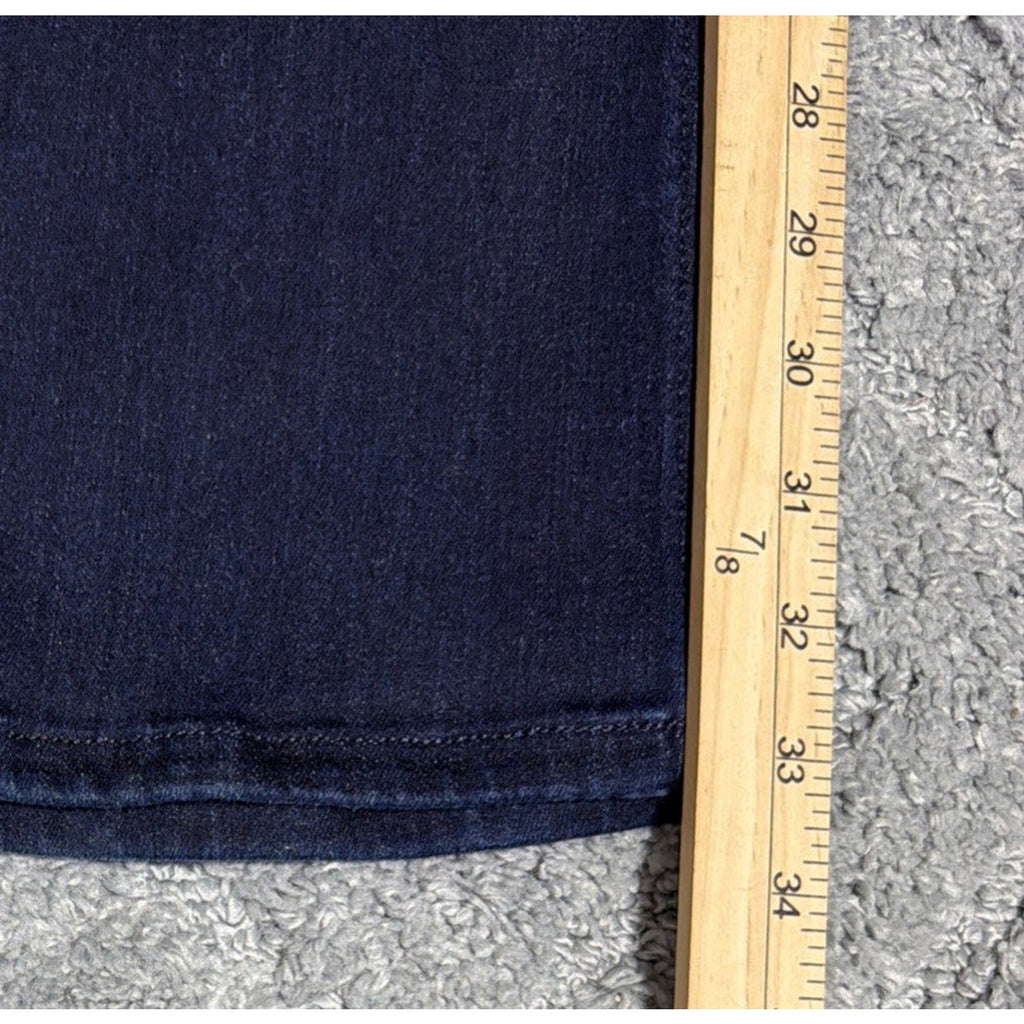 Calvin Klein Women High Rise Slim Flare Denim Jeans Size 6 Reg 29x33