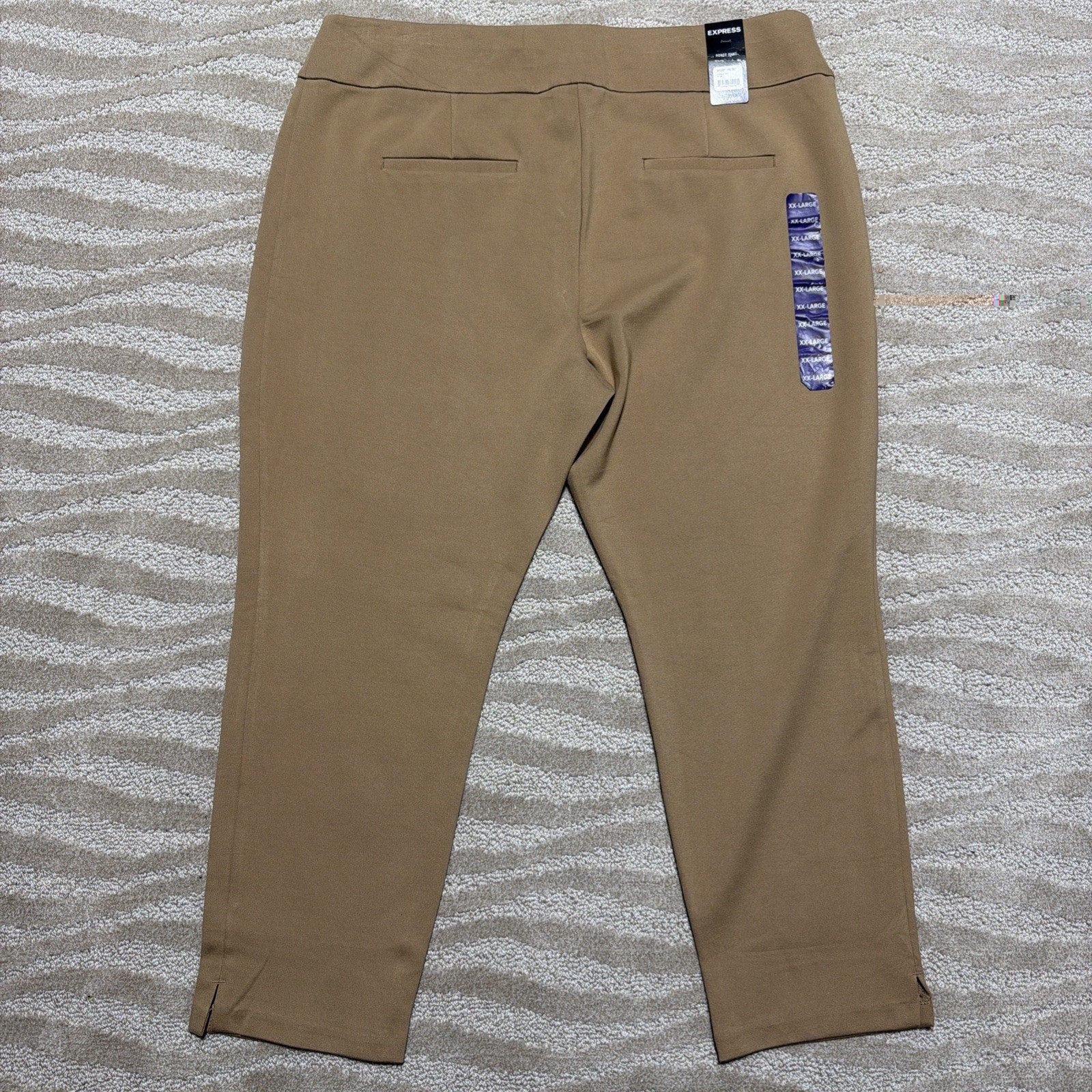 Express Women's Ponte Pant Plus Size XXL Pecan High Rise NWT