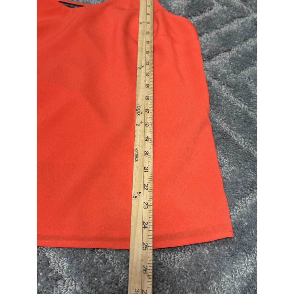 Banana Republic Orange Tank Blouse Tank Spaghetti Strap Women’s Size Large
