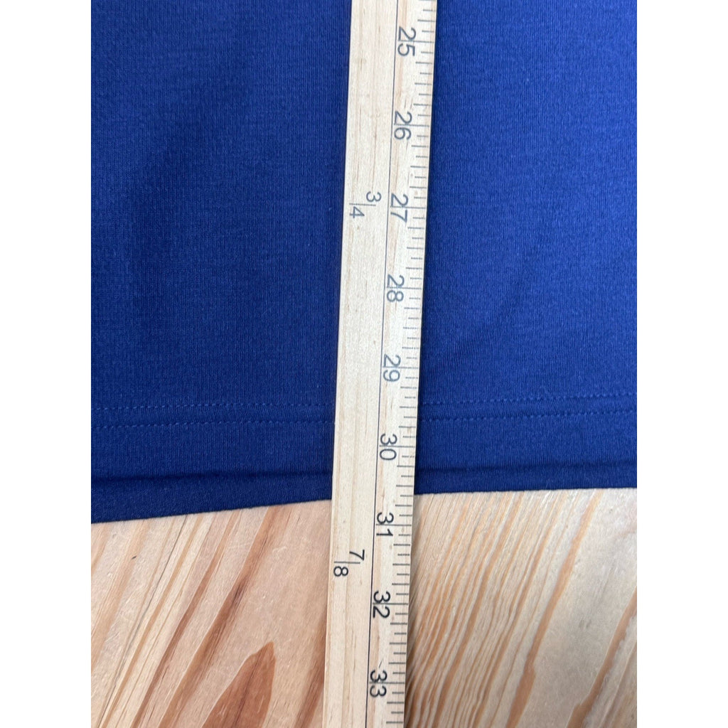 UNDER ARMOUR Navy Blue Gray 1/4 Zip Cold Gear Loose Fit Shirt Men’s Size 2XL