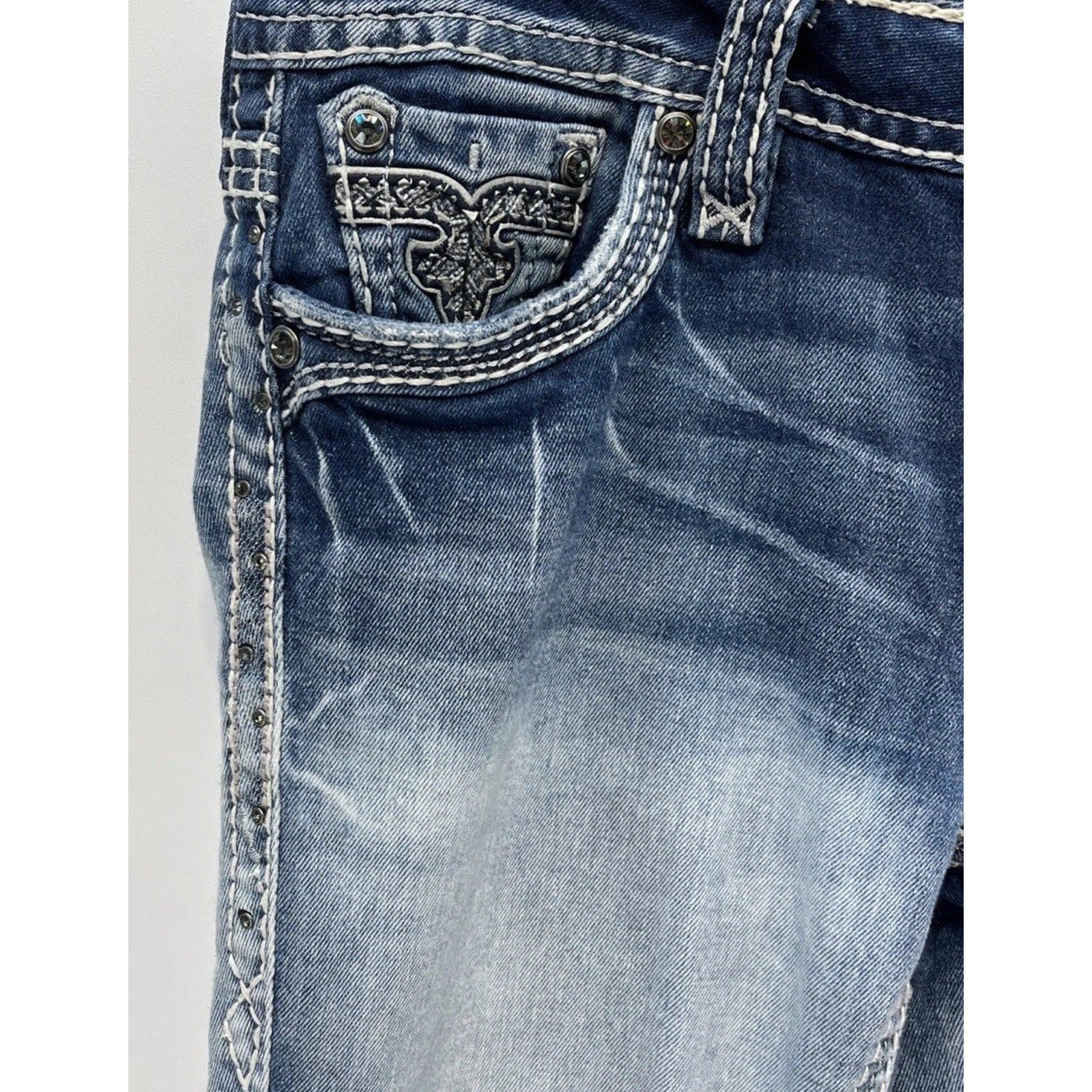 Rock Revival Women's Yanka Mid-Rise Boot Jeans Size 29
